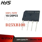 10/20PCS 100% Brand New and Quality  D25XB100 D25XB 100 D25X B100 800V 25A Induction cooker rectifier bridge Fast Shipping