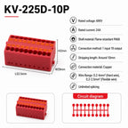 1Pc Wire Electrical Cable Connectors Plug-in Terminal Block PTFIX 2.5mm² Splitter Spliceable DIN-Rail Mounting Junction Box Too
