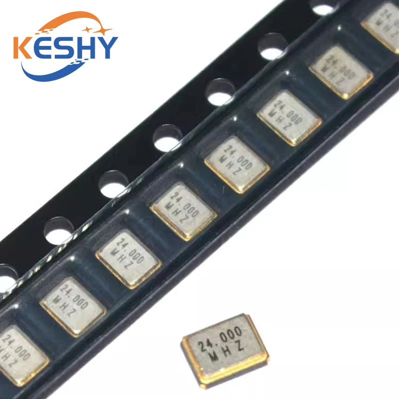5PCS 3225 Passive SMD Quartz Resonator Crystal Oscillator Metal SMD 4pin 8MHZ 10MHZ 12MHZ 16MHZ 20MHZ 24MHZ 25MHZ 27M 32M 40M