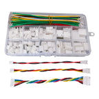 JST XH2.54mm Pitch Extension Cable Male Female Connector 2/3/4/5/6 Pin Housing Adapter with 22AWG Pre-Crimped Soft Silicone Wire