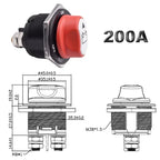 50A 100A 200A 300A Car Battery Disconnect Cut Off Kill Switch Rotary 12V 24V DC Power Isolator Auto Motorcycle Boat Accessories