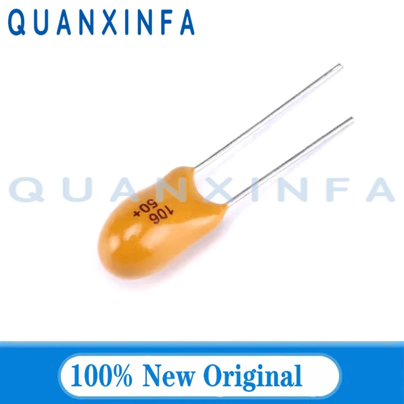 10PCS DIP Tantalum Capacitor 16v 25V 35V 50V 0.47UF 0.1UF 1UF 2.2UF 3.3UF 4.7UF 10UF 22UF 33UF 47UF 100UF 106 475 226 107 336