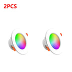 12-1Pcs RGB LED Bulb Tuya Dimmable Downlight Spotlight Bluetooth-Compatible Lamp 10/15W APP Control GB+CW+WW Smart Lamp