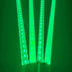 20 Inch 36 LEDs Red Green Blue LED Light Bar DC12V U/V-Shaped Flat Aluminum Channel Rigid Strip for Indoor Lighting