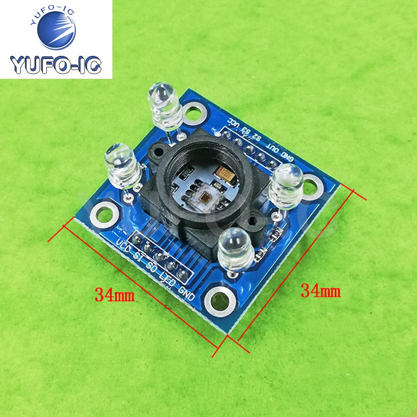 Free Ship 3pcs GY-31TCS230 TCS3200 Color Sensor Color Recognition Module Color Sensing Module