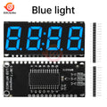 HT16K33 0.56 inch LED Display Module 4 Digit 7 Segment Time Clock Indicator Tube Module Red Blue Green Yellow White for Arduino
