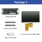 Tang Nano 9K FPGA Development Board GOWIN GW1NR-9 Chip Support RISC-V PicoRV Soft Core HDMI Output Breadboard
