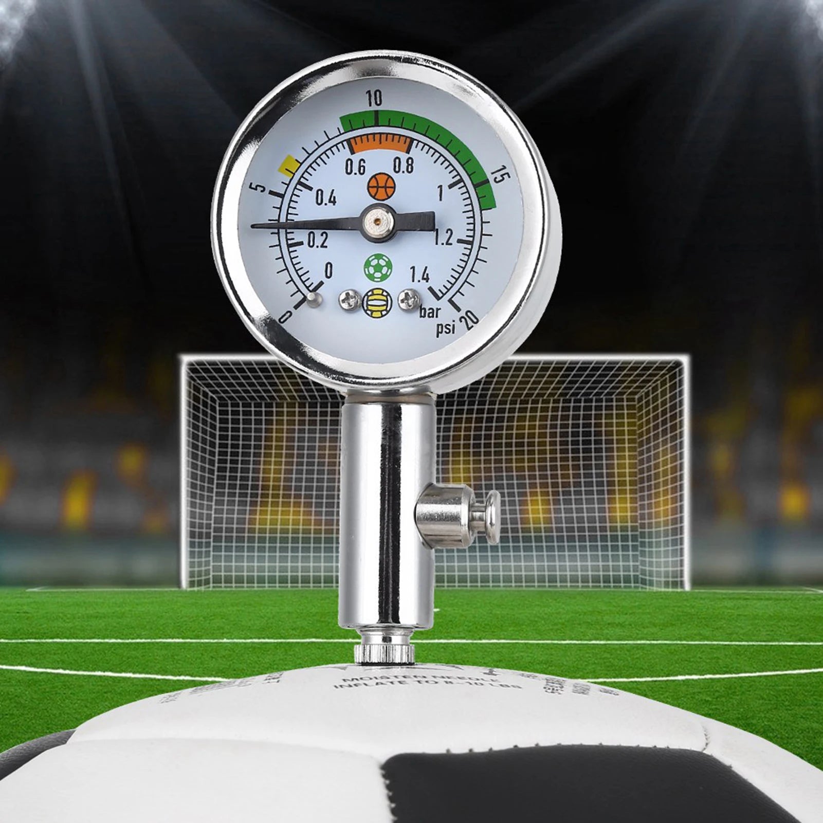 Air Guage Mini Air Gauge Mini Utility Air Pressure Gauge Barometer Tool for Basketball Football Volleyball Ball Pressure Gauge