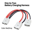 1pc Adapter 50A For Anderson Plug Connector Double Y Adapter 4mm Car Cable 4 Square Wires 30cm For Forklifts Stackers Vehicles