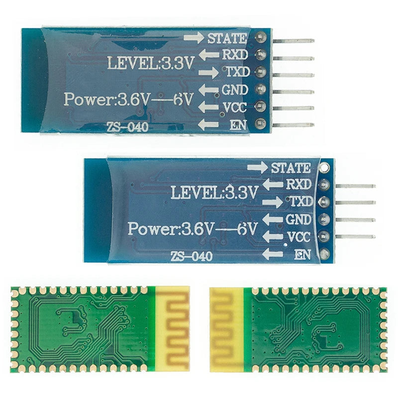 HC-05 HC-06 RF Wireless Bluetooth Transceiver Slave Module HC05 / HC06 RS232 / TTL to UART Converter and Adapter For Arduino NEW