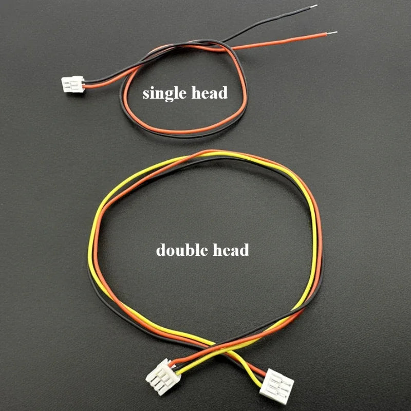 Micro JST GH 1.25 2P 3P 4P 5P 6P Male Female Connector With Wire 20cm Cable GH1.25 Single Double Connector 32AWG silicone wire