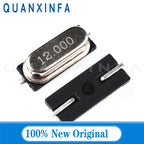 10PCS/LOT HC-49S SMD 4Mhz 6Mhz 8Mhz 12Mhz 13.560MHZ 16Mhz 20Mhz 24Mhz Quartz crystal resonator Passive oscillator