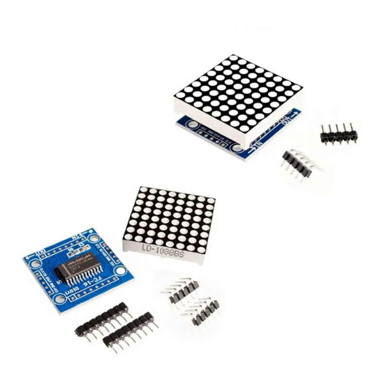 MAX7219 dot matrix microcontroller module DIY KIT