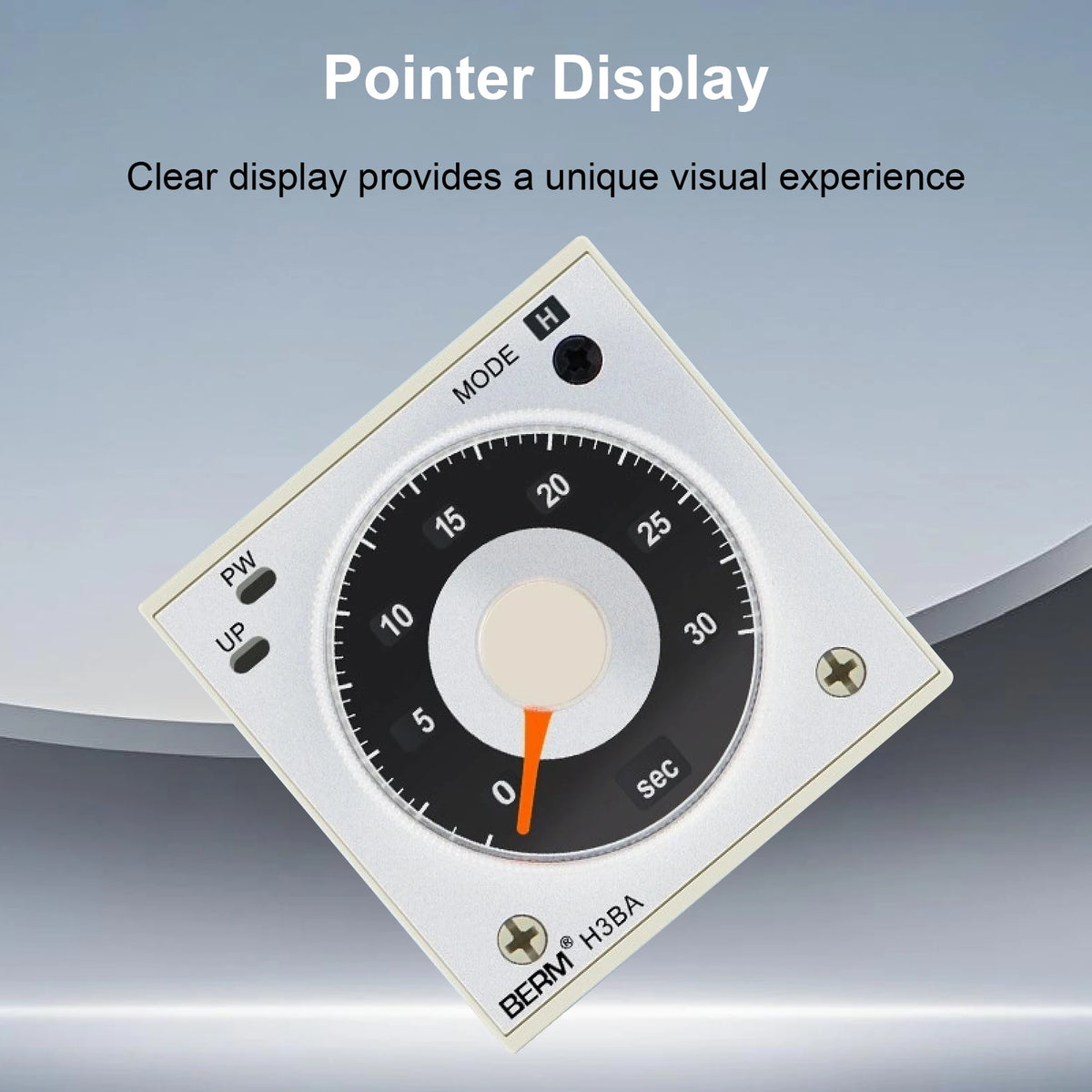 H3BA-N8H Industrial Timer Relay Solid State Time Delay Relay 1.2s‑300h AC 220V DC 24V Adjustable Analog Panel Mount Timer