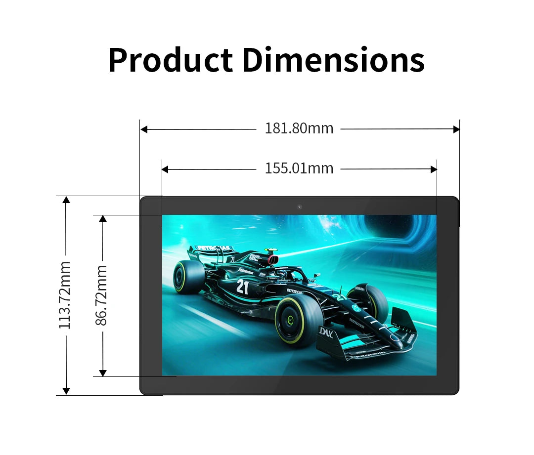 7.0-inch 1024 * 600 IPS capacitive touch ESP32P4 development board ESP32-C6 development board, with housing and camera