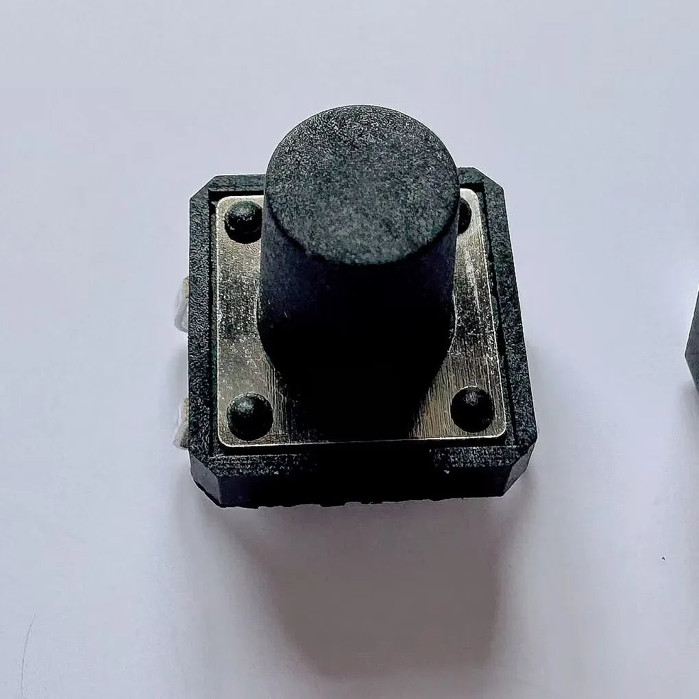 10PCS 12X12 H=4.3/4.5/5/5.5/6/7/8/9/10/11/12/13/14/15/16/17MM 4PIN DIP Momentary Tactile Tact Switch Push Button Switch Black