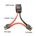 QS8S to XT90/60 TRX EC5 Anti-ignition Plug Male Female Model Aircraft Adapter Cable for Plant Protection Machine Lithium Battery