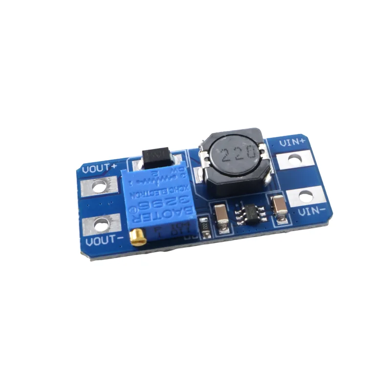 Outstanding Quality MT3608DC-DC Boost Power Module 2-24V to 5-28V Adjustable 2A High Current Efficient with Micro USB Input Port