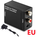 ADC Analog To Digital Audio Converter RCA to Optical Toslink Audio Adapter Analog Digital Fiber Toslink Coaxial Audio Converter