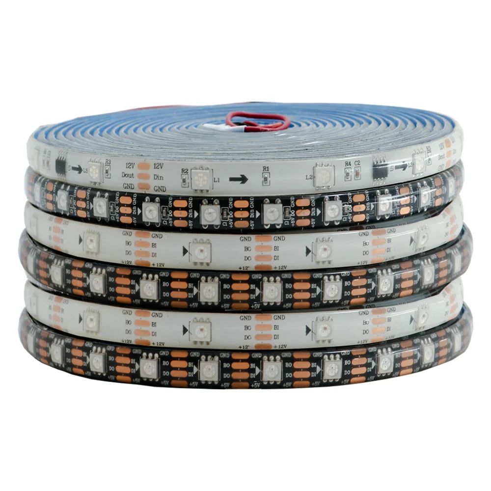 WS2812B WS2815 WS2811 WS2813 5050SMD Addressable LED Strip RGB Full Color Smart Programmable Led Lights Atmosphere Home Decor