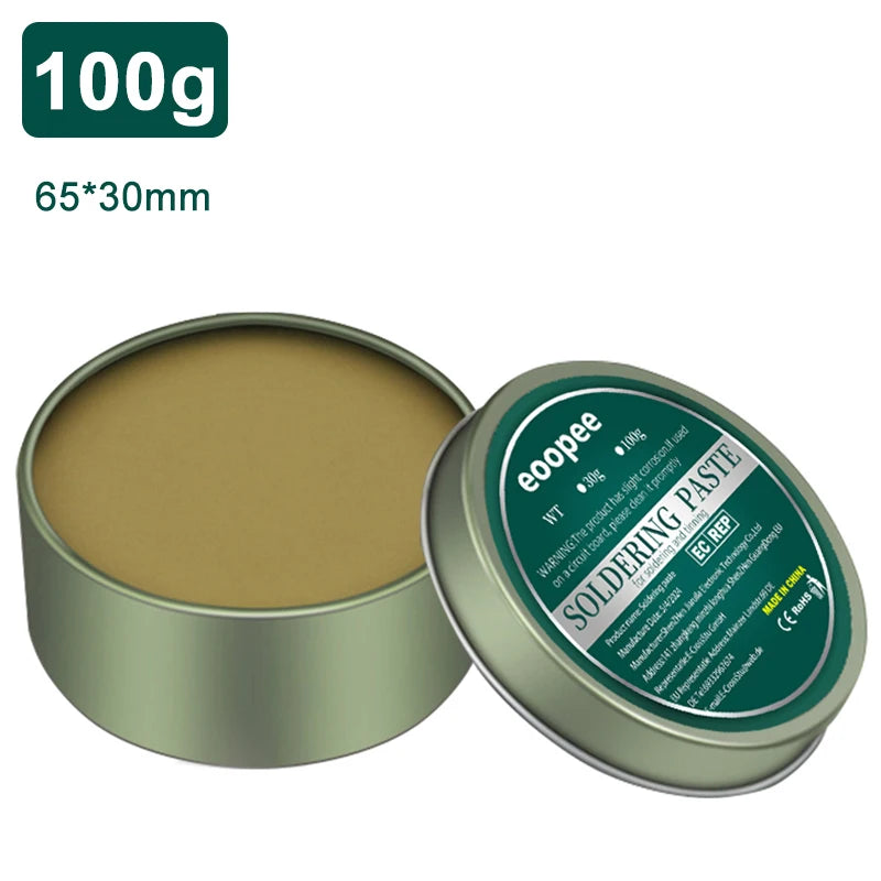 10g-200g Soldering Paste Rosin Flux Convenient Efficient Rosin Soldering Flux Paste Electronic LED SMD Soldering Repair Flux