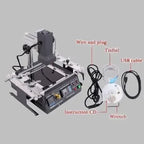 IR6500 BGA Rework Station Infrared Solder Welder System Closed-loop Temperature Control with USB Cable for Welding Repairing