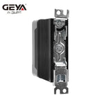 GEYA DIN Rail Solid State Relay Single Phase SSR With Heatsink DC Control AC High Load Capacity Solid State Reliability 15A-60A