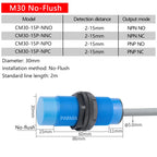 M30 capacitive proximity switch, metal and non-metal induction switch, glass liquid level detection, water switch sensor