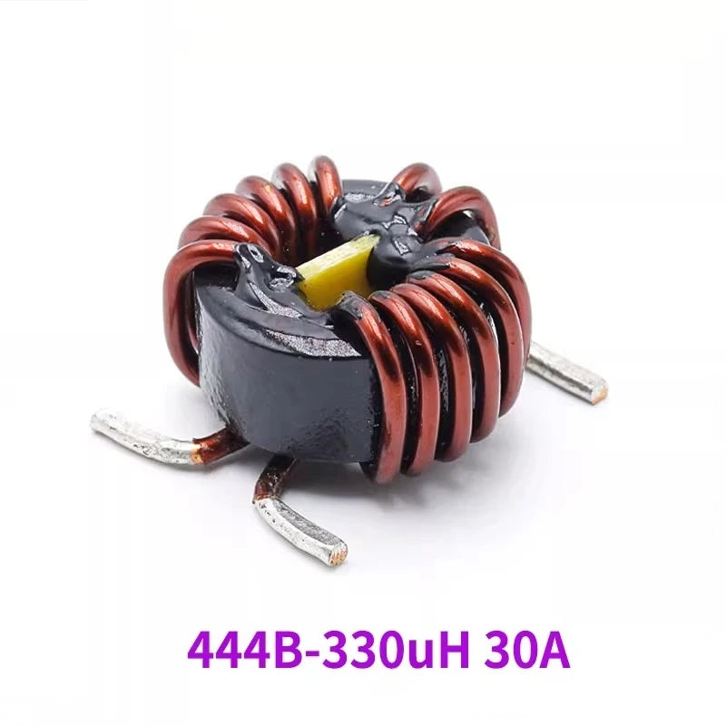 1pcs New Energy High-power Common-mode Inductor 47uh100uh30a High-current Magnetic Ring Plug-in Filter Inductor Coil