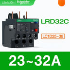 Schneider Thermal Overload Relay LRD12C LRD16C LRD21C LRD32C Relay Three-Pole Thermal Magnetic Trip 10A LC1D Overload Protection
