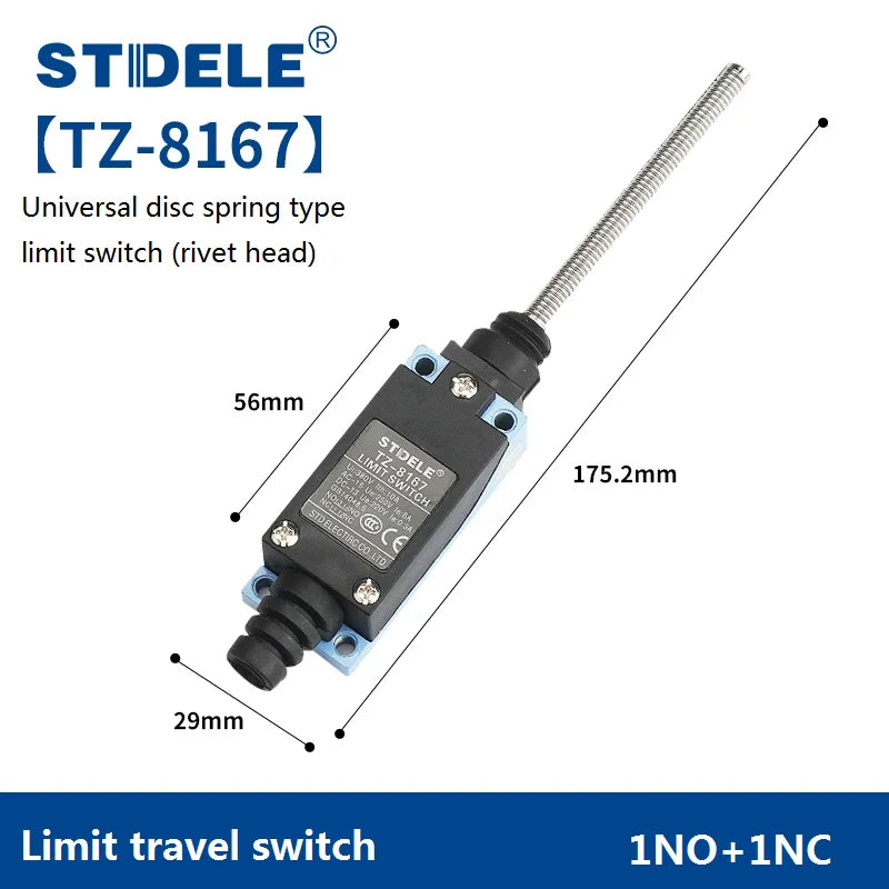 High-Quality Water and Oil Proofing Limit Switches TZ-8104, TZ-8108, TZ-8111, TZ-8122, Small Contact Type Limit Switches
