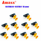 RC Model Amass XT90E-M Gold-plated Connector XT90 Male Plug XT90S Female Battery Connection for ESC Motor Aircraft Drone