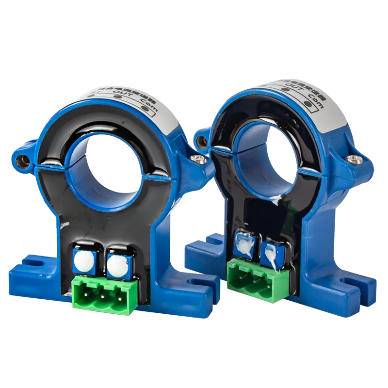 500A Current Transmitter 4-20MA 0-10V 1-5V AC/DC Current Sensor 20mm 25mm DC Current Transmitte 100A 1000A Current Transducer
