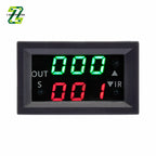 Dual Display Time Relay Module DC 12V Time Delay Relay Relay Timing Delay Cycle Time Control Switch 20A Passive Output