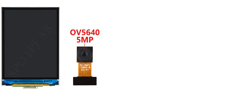 Waveshare ESP32-S3 2inch Capacitive Touch Display IPS 240×320 Camera Touch Option Supports WiFi Bluetooth Development Board
