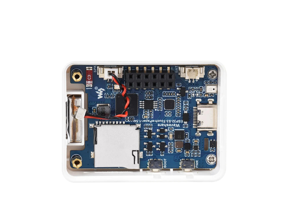 Waveshare ESP32-S3 1.54inch e-Paper AIoT Development Board, 200 × 200, Black / White, Supports Wi-Fi and BLE Dual-mode Communica