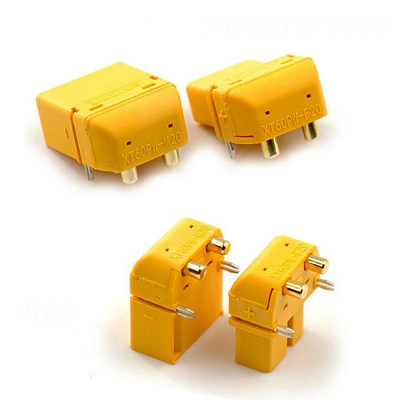 1/5/10PCS XT60PW Plug Connector XT60 Upgrade Male Female Lipo Battery PCB Board DIY Parts for RC Balanced Car Wheelbarrow