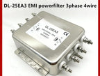 For Three-phase Four Wire [ZOB] 100% NEW And Original Jianli DL-25EA3 EMI Industrial Grade Power Filter