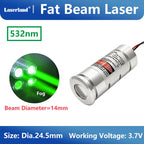 Red Green Blue Fat Beam Laser Module Diode for Halloween Haunted House Escape Room KTV Bar Ball