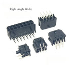 10Set Molex 3.0mmStraight /RightAngle WaferDouble Row Connector Plug2*1/2/3/4/5/6/7/8/9/10/11/12P Male Female Housing Terminals