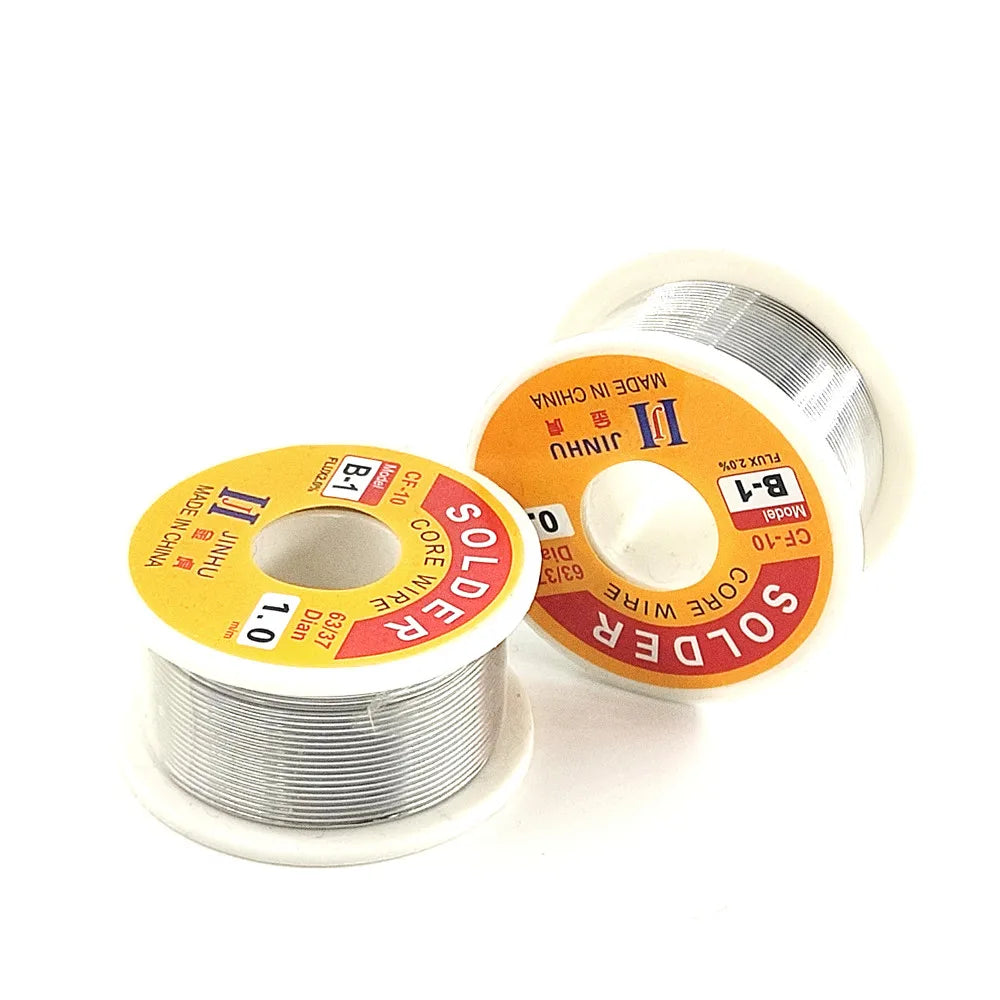 100g Tin Welding Wire Melt Rosin Core Solder Wire 63/37 Flux 2% 0.5/0.6/0.8/1.0/1.2/1.5/2.0mm Soldering Iron Tin For Electrical