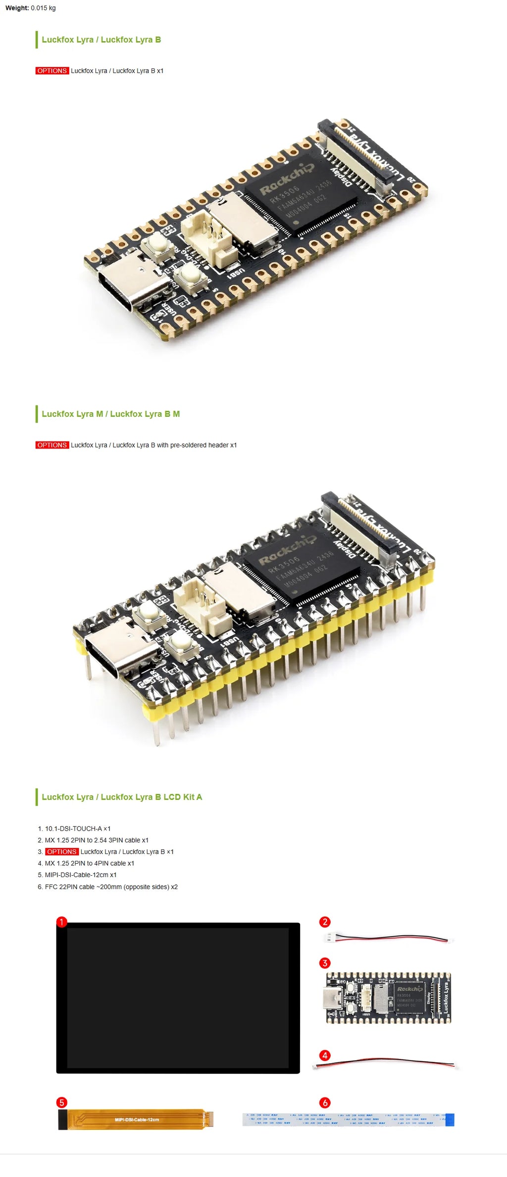 Luckfox Lyra RK3506G2 Linux Micro Development Board, Integrates Tripe-core ARM Cortex-A7 and ARM Cortex-M0 Processors