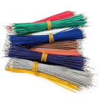 100pcs SH1.0 1.0MM Terminal Electronic Wire Crimping Terminal Cable Without Shell 28AWG Single/Double Head 100/200/300/500MM