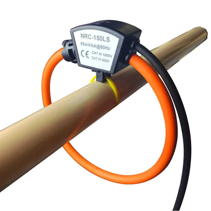 Flexible CT Current Clamp 100mV/kA Air-Cored Current Sensor Transformer Rogowski Coil With Cable Ties NRC