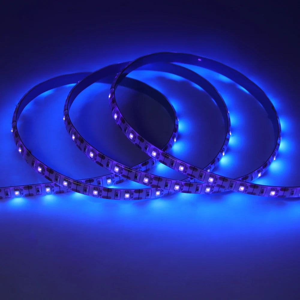 5V USB LED Strip Light 2835 Dimmable Touch Switch 60Led Backlight TV Flexible Tape Under Cabinet Light Night Lamp Warm White Red