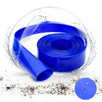 Blue PVC Heat Shrink Tube Wide 30-100mm Insulation/Waterproof/Mechanical Equipment Low Voltage Cable Protective Sleeve