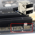 USB 2.0 Motherboard Header 9pin 10pin Motherboard to 2 Ports USB 2.0 Dual USB A 9 Pin Female Adapter Converter