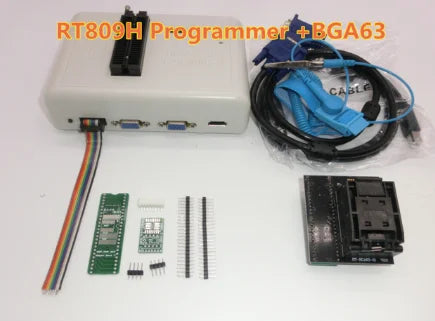 100% Original RT809H RT809HSE EMMC-Nand FLASH Programmer  with BGA48 BGA63 BGA64 BGA169 Adapter RT809H EMMC Nand Flash TSOP48