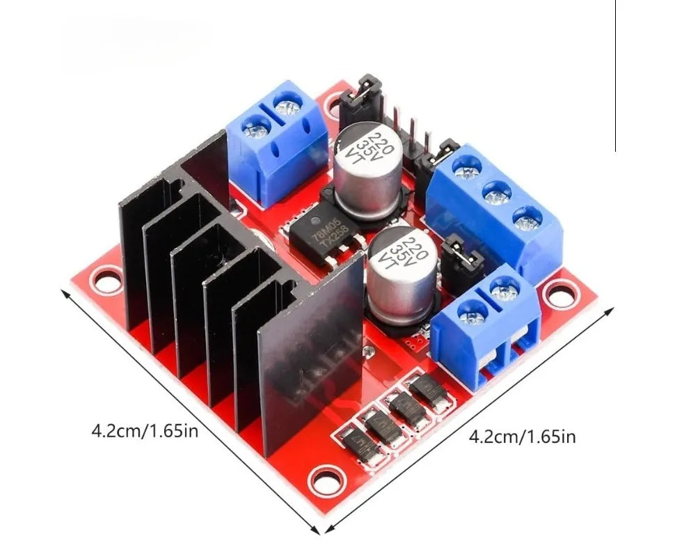 5/10PCS L298N DC Motor Driver Module L298N Stepper Motor Smart Car Robot Accessory High Power L298 DC Motor Driver for Arduino