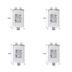 CBB65 Air Conditioner Capacitor Bottom with Screw 5UF 10UF 15UF 20UF 25UF 30UF 35UF 40UF 50UF 60UF 70UF 80UF 100UF 450V Screw